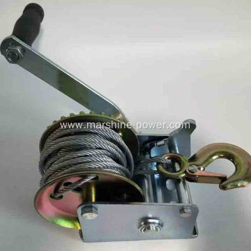 Wire Rope Manual Winch Small Boat Trailer